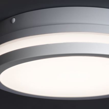 LEd Väli laevalgusti liikumisanduriga BENO LED/12/18W/230V 3000/3500/4000K IP65 valge ümmargune