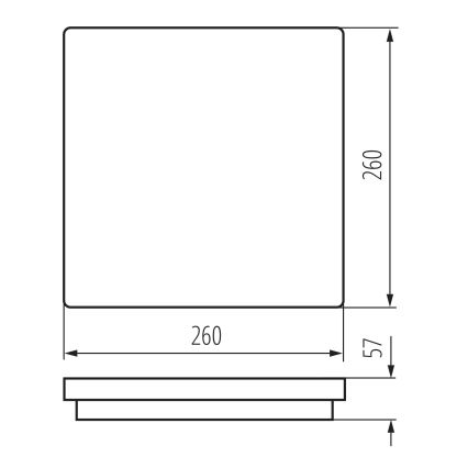 LED Väli laevalgusti BENO LED/24/30W/230V 3000/3500/4000K IP65 antratsiit kandiline