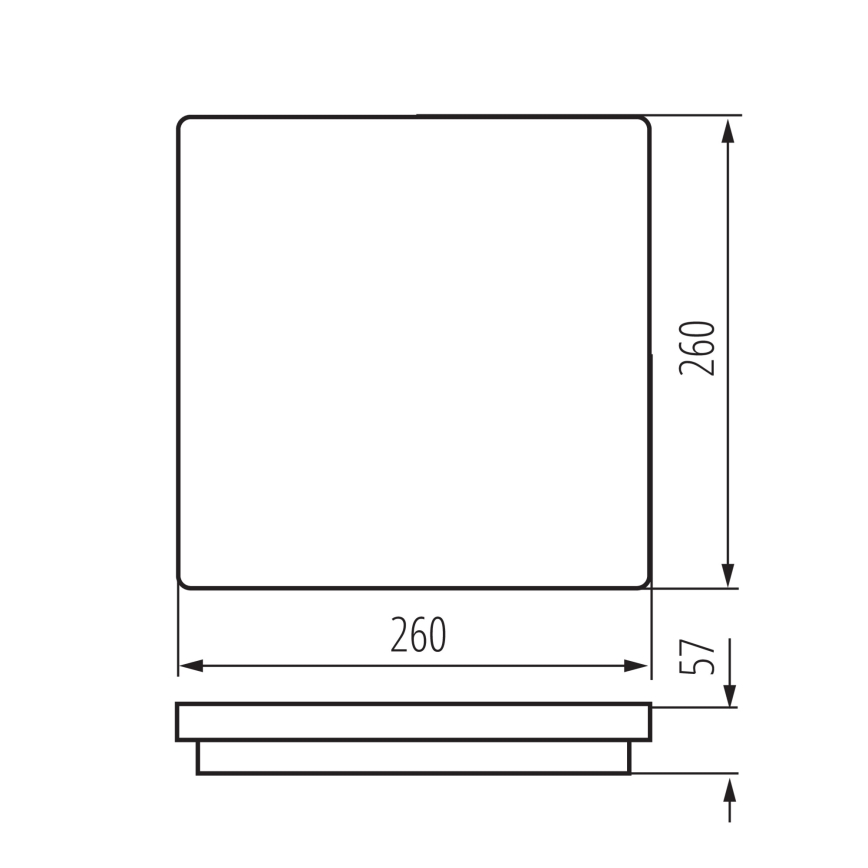 LEd Väli laevalgusti liikumisanduriga BENO LED/24/30W/230V 3000/3500/4000K IP65 antratsiit kandiline