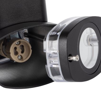 Väli seinavalgusti ZEVI 1xGU10/10W/230V IP54 must