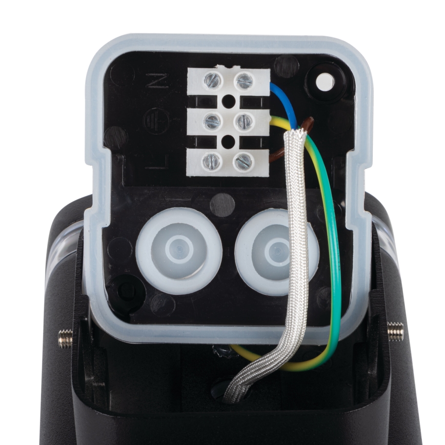 Väli seinavalgusti ZEVI 1xGU10/10W/230V IP54 must