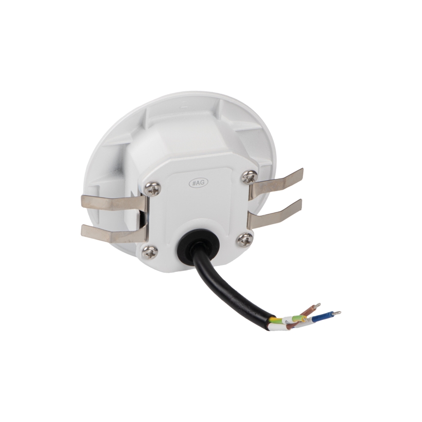 LED-trepi valgusti liikumis- ja hämarusanduriga EXIN LED/2,5W/230V 3000K IP65, valge, ümmargune