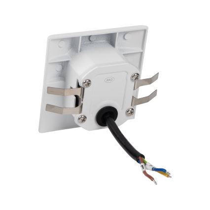 LED trepi valgusti liikumis- ja hämarusanduriga EXIN LED/2,5W/230V 3000K IP65 valge ruudukujuline