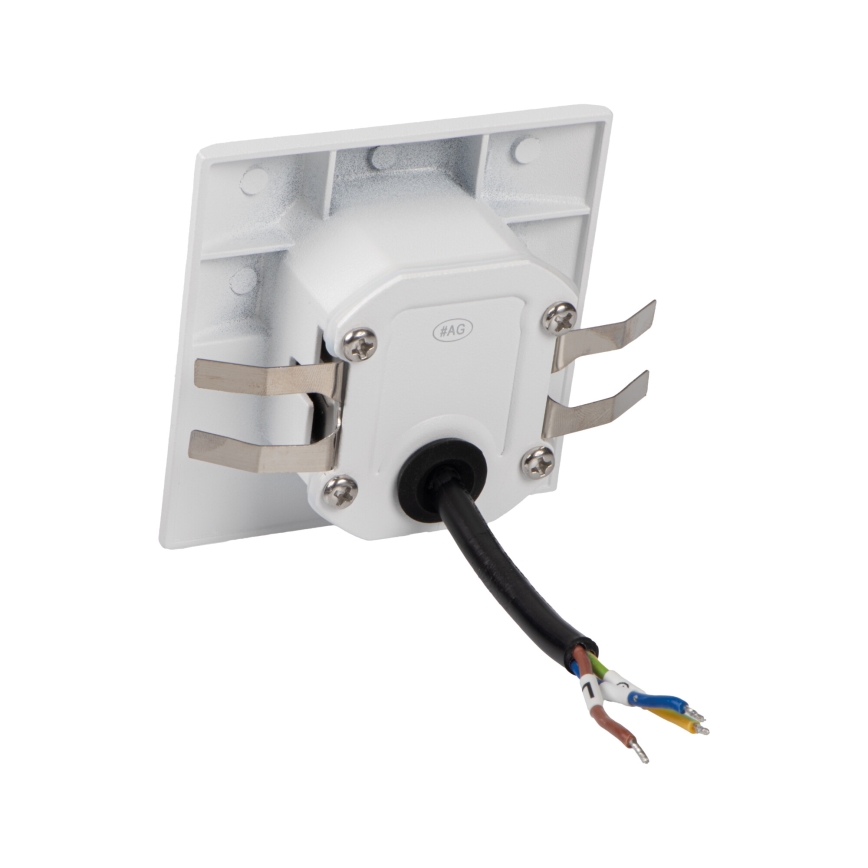 LED trepi valgusti liikumis- ja hämarussensoriga EXIN LED/2,5W/230V 4000K IP65 valge, ruudukujuline