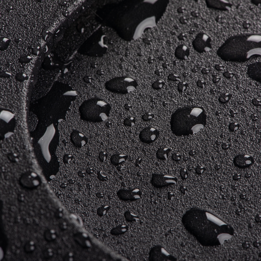 LED-trepivalgusti liikumis- ja hämarusanduriga EXIN LED/2,5W/230V 4000K IP65 must nurgakujuline