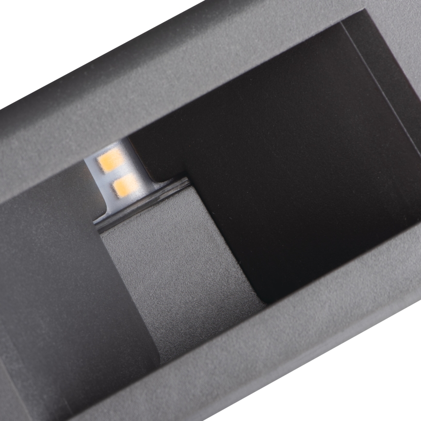 LED-välisseinavalgusti REFAZI LED/6W/230V IP54 antratsiit