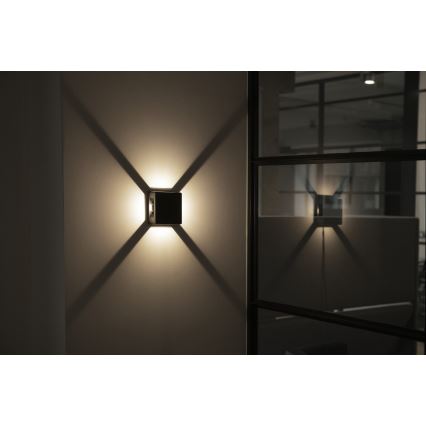 LED välisseinavalgusti REFAZI LED/6W/230V IP54 must