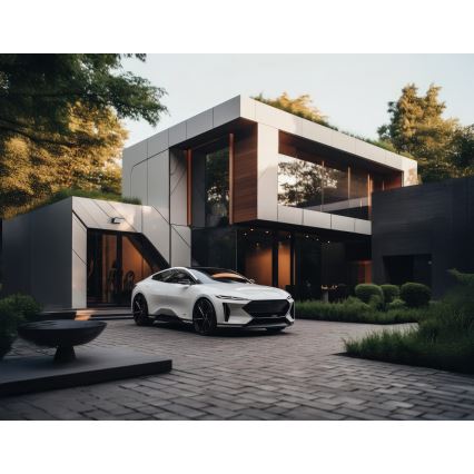 LED välisseinavalgusti liikumis- ja hämarusanduriga XERTO LED/20W/230V 3000/4000/6500K IP44 must