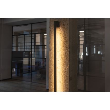 LED välisseinavalgusti YALTE LED/12W/230V 3000/4000/6500K 123 cm IP54 must
