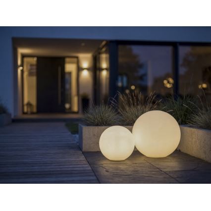 Välisvalgusti STONO 1xE27/15W/230V, läbimõõt 20 cm, IP65, valge
