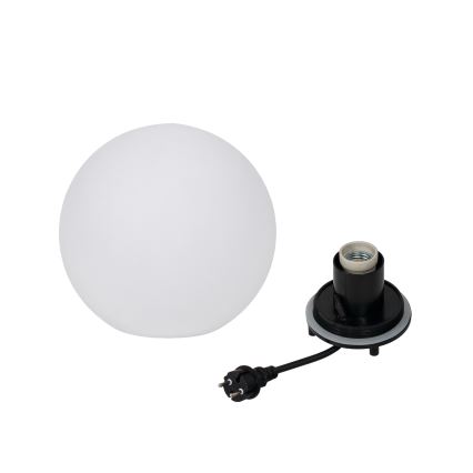 Välisvalgusti STONO 1xE27/15W/230V, läbimõõt 20 cm, IP65, valge