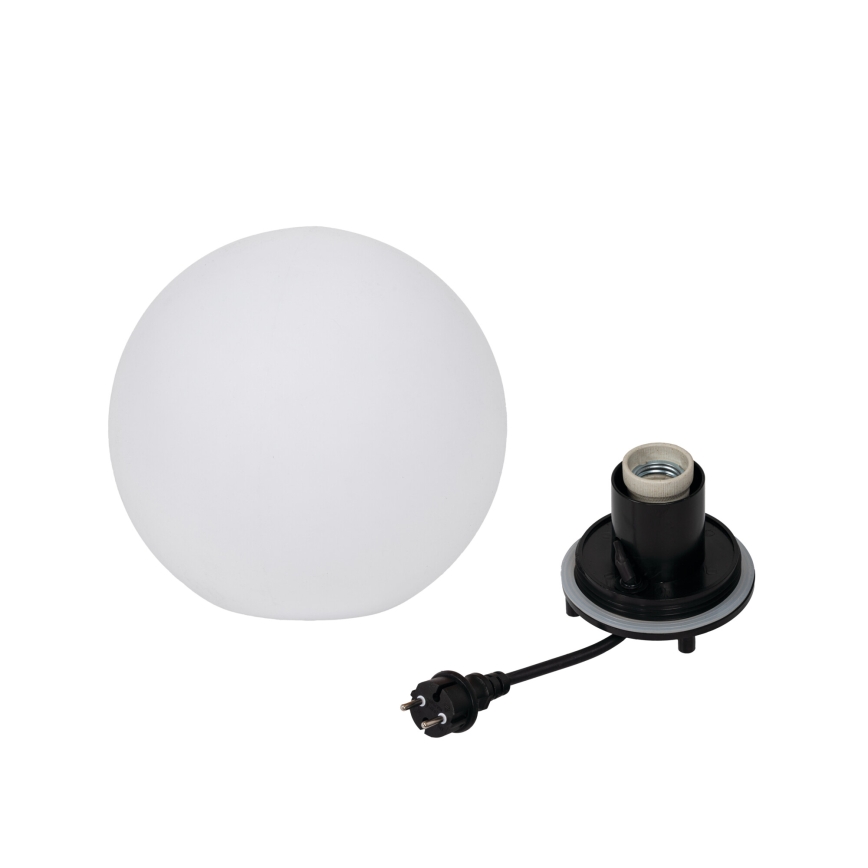 Välisvalgusti STONO 1xE27/15W/230V, läbimõõt 20 cm, IP65, valge