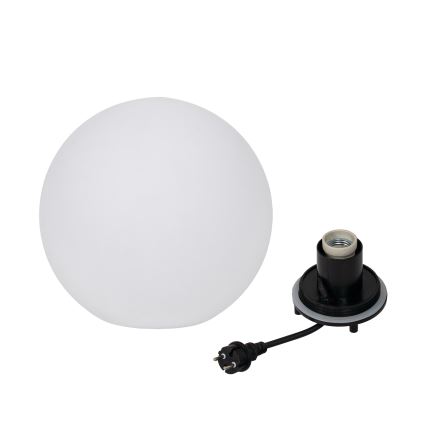 Välisvalgusti STONO 1xE27/20W/230V, läbimõõt 30 cm, IP65, valge