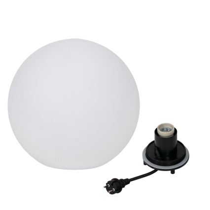 Välisvalgusti STONO 1xE27/20W/230V läbimõõt 40 cm IP65 valge