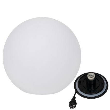 Välisvalgusti STONO 1xE27/20W/230V, läbimõõt 50 cm, IP65, valge