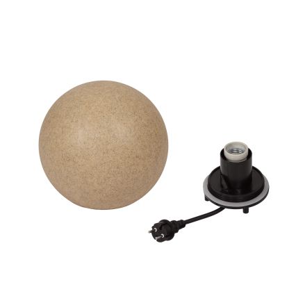 Välisvalgusti STONO 1xE27/15W/230V läbimõõduga 20 cm IP65 beež