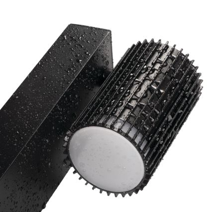 Välisvalgusti RADILO 1xGU10/11W/230V 80 cm IP44 must