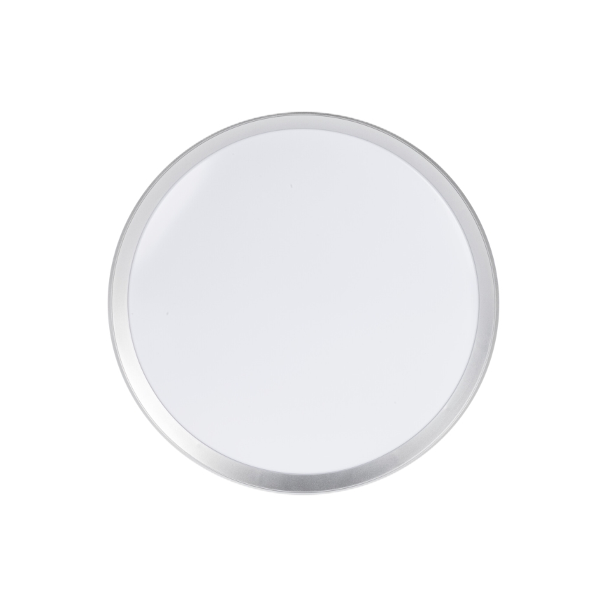 Hämardatav LED-laelamp LIXAN LED/47W/230V 3000-6500K Ø 38,6 cm valge/hõbedane + kaugjuhtimispult