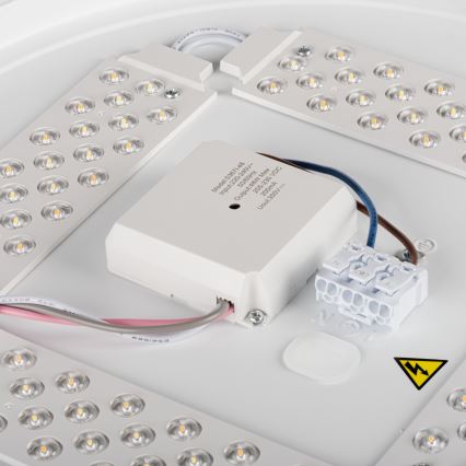 LED hämardatav laelamp LIXAN LED/47W/230V 3000-6500K läbimõõt 38,6 cm valge/must + kaugjuhtimispult