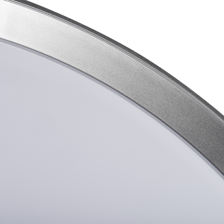 LED hämardatav laelamp LIXAN LED/65W/230V 3000-6500K läbimõõt 48,6 cm valge/hõbedane + kaugjuhtimispult
