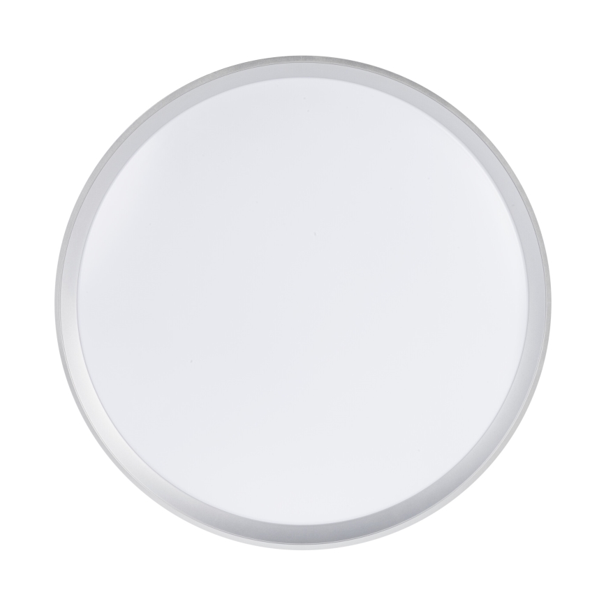 LED hämardatav laelamp LIXAN LED/65W/230V 3000-6500K läbimõõt 48,6 cm valge/hõbedane + kaugjuhtimispult