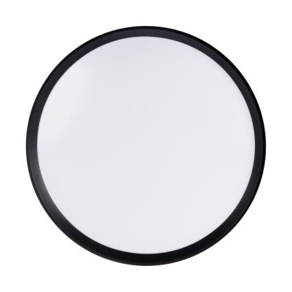 LED hämardatav laevalgusti LIXAN LED/65W/230V 3000-6500K läbimõõt 48,6 cm valge/must + kaugjuhtimispult
