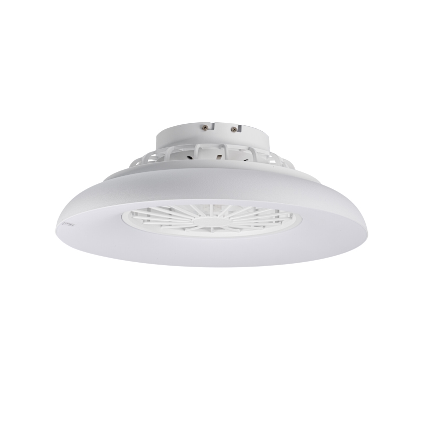 LED RGBW hämardatav laelamp ventilaatoriga PLAVE PAN LED/24W/230V 3000-6500K läbimõõt 48,5 cm valge + kaugjuhtimispult