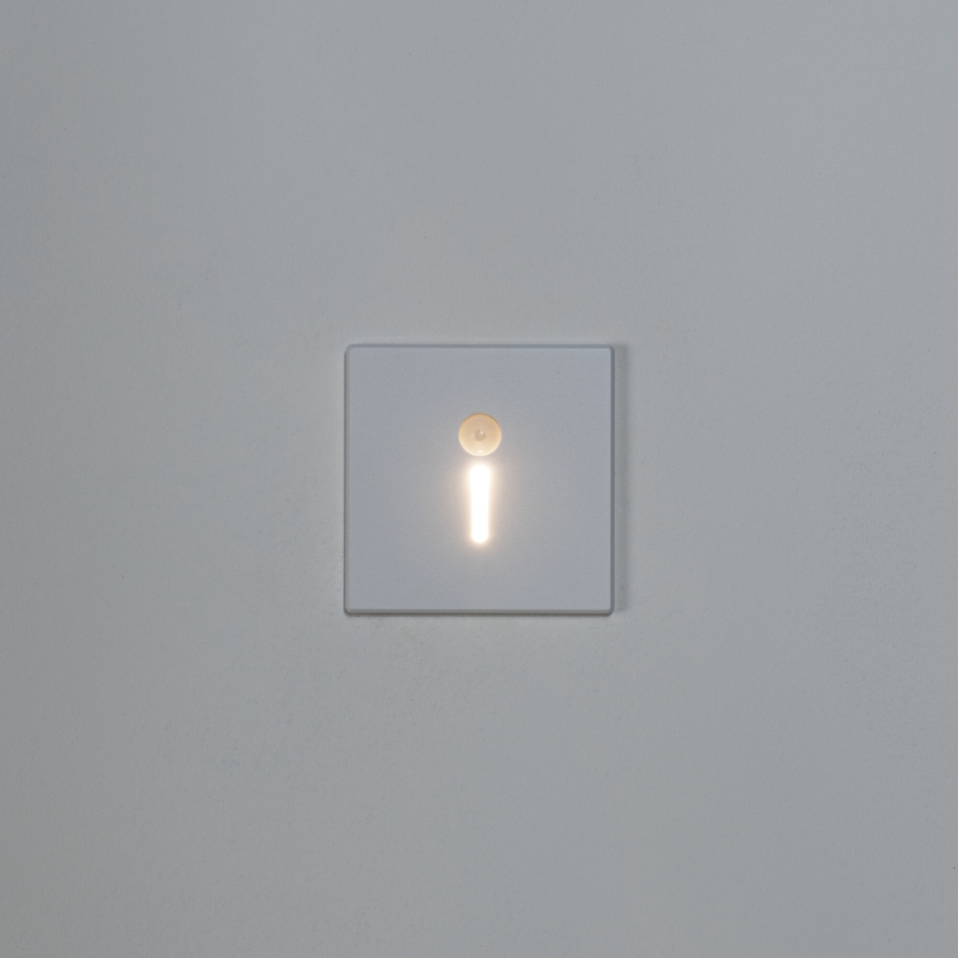 LED-trepi valgusti liikumis- ja hämaruseanduriga MAGNIK LED/1,7W/230V 2700/3300/3900/4600/5700K valge ruudukujuline