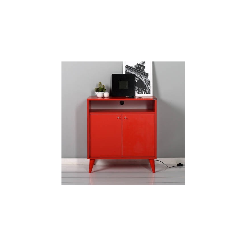 Kapp 79x73 cm punane