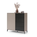 Kapp riiulitega RONJA taupe/must