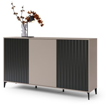 Kapp RONJA taupe/must