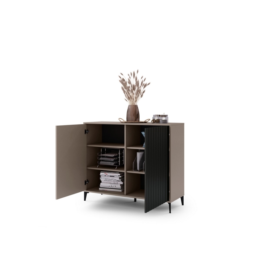 Kapp RONJA taupe/must