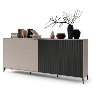 Kapp RONJA taupe/must