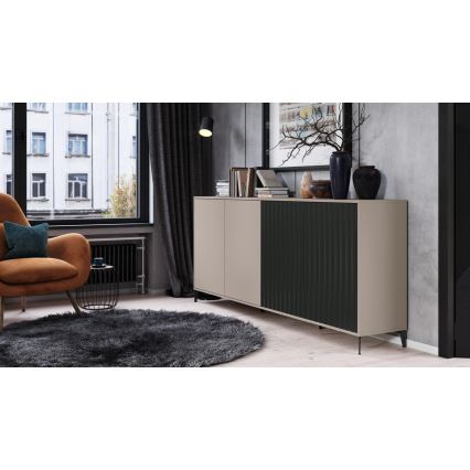 Kapp RONJA taupe/must