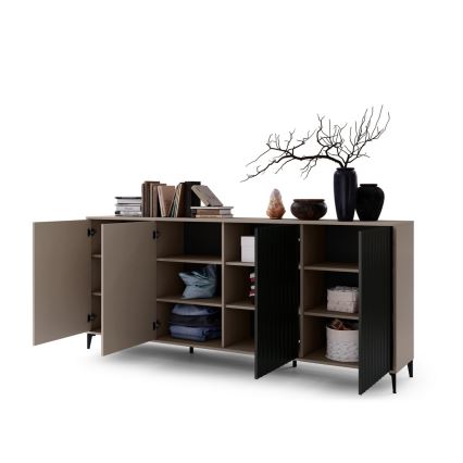 Kapp RONJA taupe/must