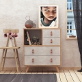 Kapp WITLOF 87x70 cm pruun/hall