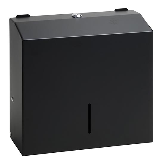 Käterätikuhoidja 28x24,5 cm, roostevaba teras/must