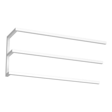 Käterätikuhoidja seinale 25x60 cm valge