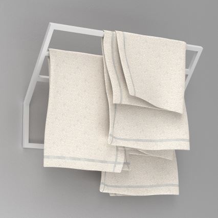 Käterätikuhoidja seinale 37x60 cm valge