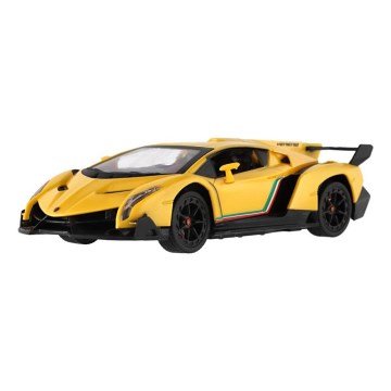 Kaugjuhitav Lamborghini RC auto 3xAA + 2xAA kollane