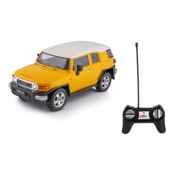 Kaugjuhitav mänguauto FJ Cruiser kollane