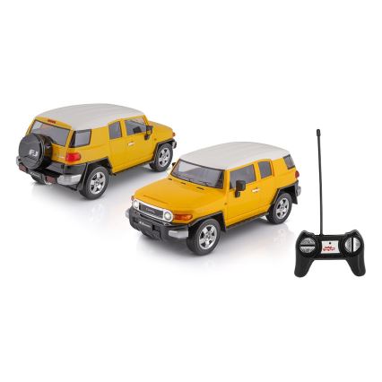 Kaugjuhitav mänguauto FJ Cruiser kollane