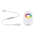 Kaugjuhtimispult esemele RGBW LED ribad 12-24V 2,4GHz 2xAAA + pult