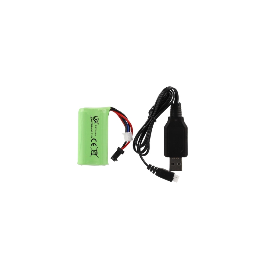 Kaugjuhtimispultiga RC-buggy, 7,4 V/500 mAh, lilla