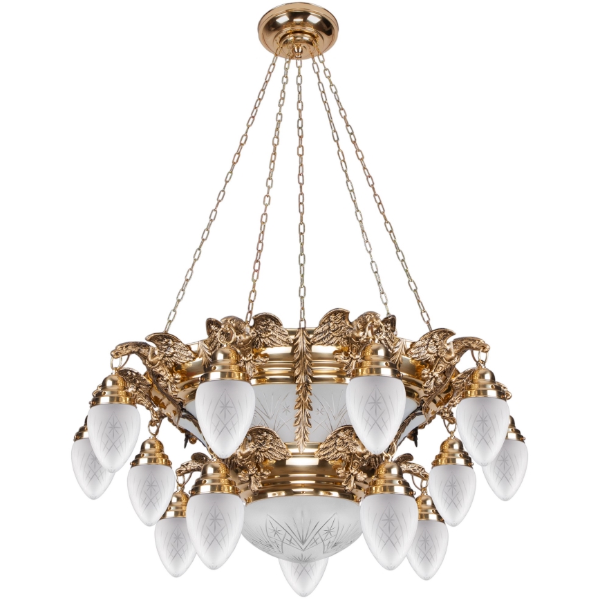 Kemar OW150 - Lühter OURO EAGLE 15xE27/60W/230V + 6xE27/100W/230V