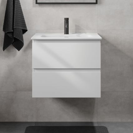 KENWOOD vannitoakapp koos valamuga 61x52x47 cm, valge