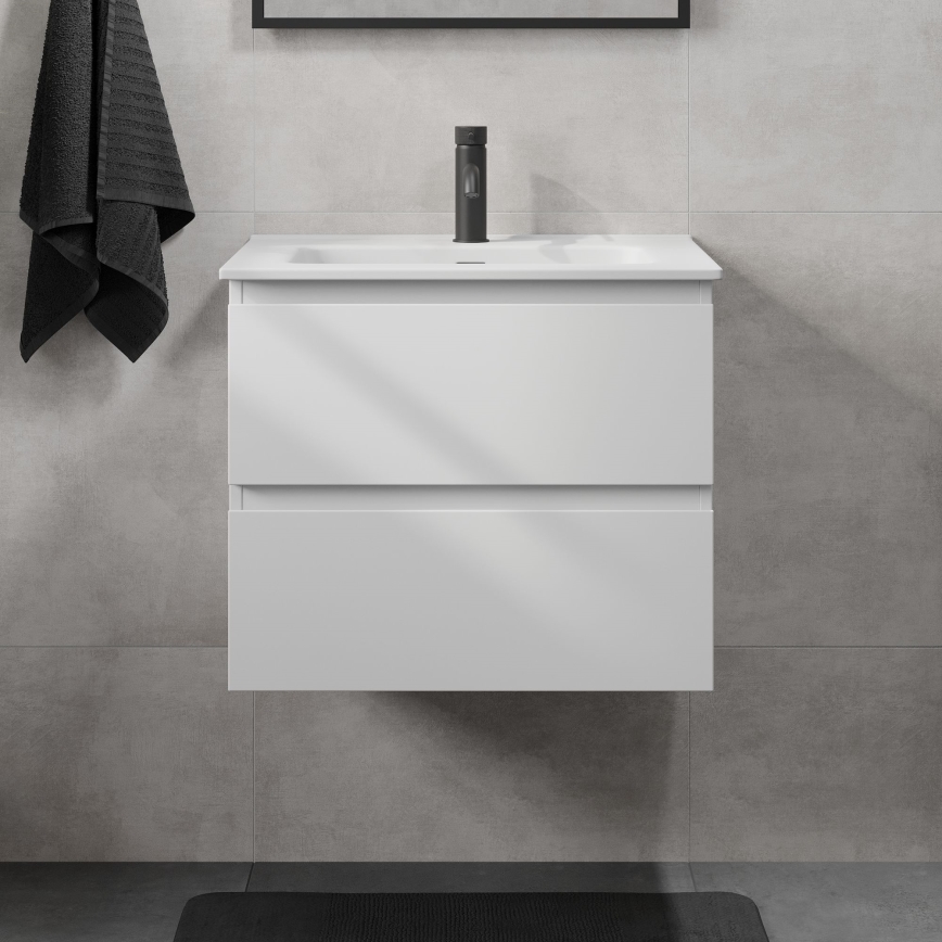 KENWOOD vannitoakapp koos valamuga 61x52x47 cm, valge