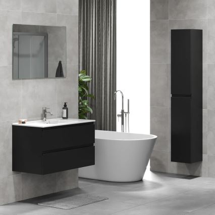 KENWOOD vannitoakapp koos valamuga 91x50x45 cm must