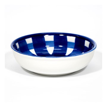 Keraamiline kauss 13 cm, valge/sinine