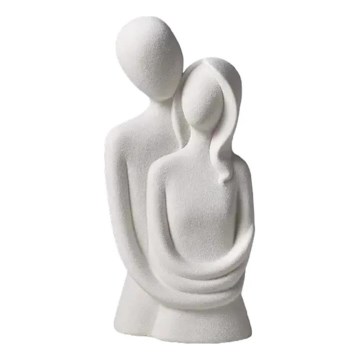 Keraamiline lauakaunistus 21x8,5x10 cm valge